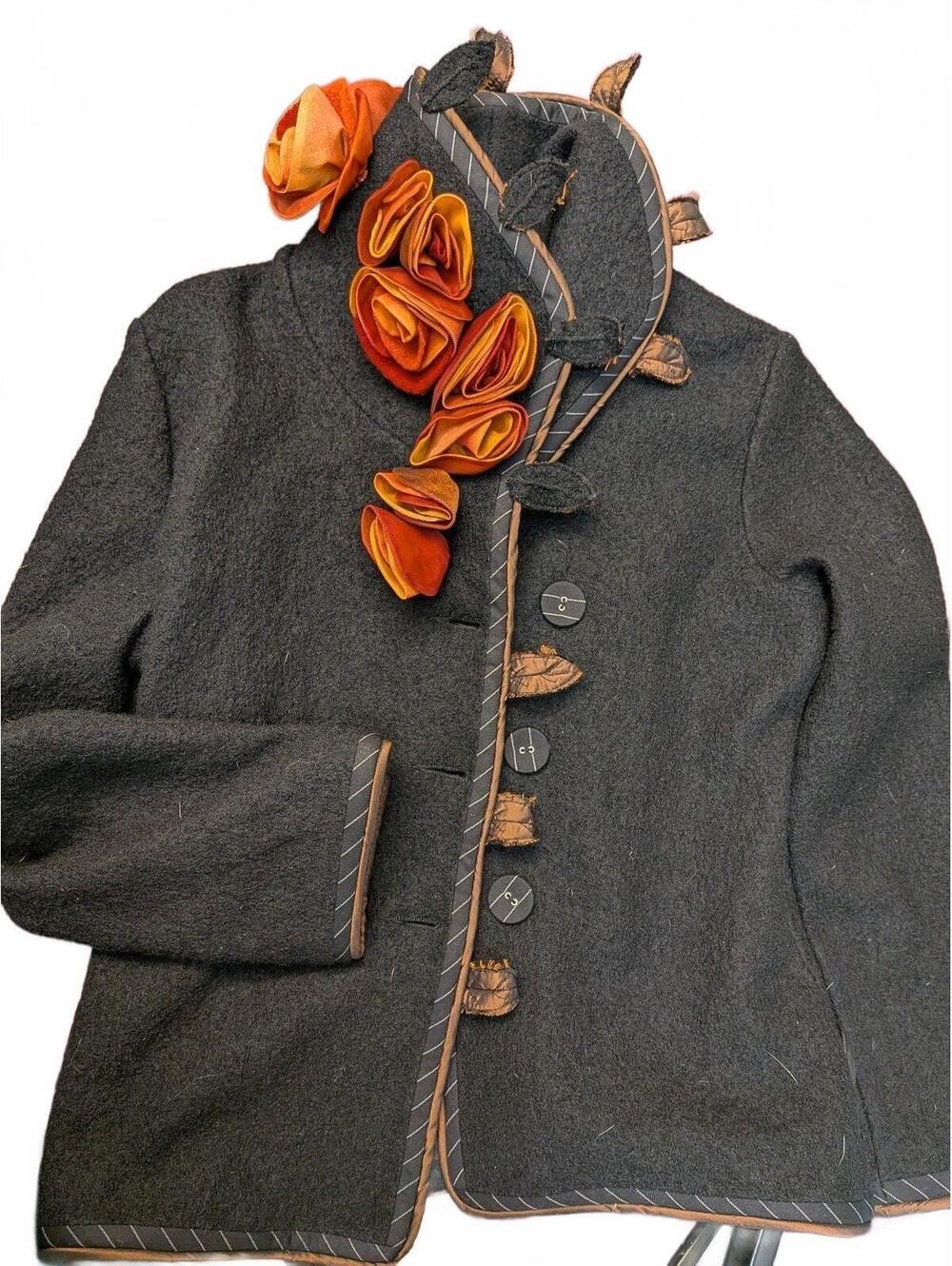 CoVelo Wearable Art fleece coat